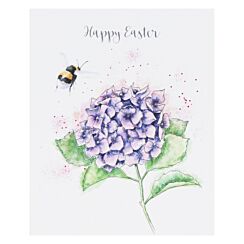 ‘The Bee and The Hydrangea’ Bumblebee Easter Card