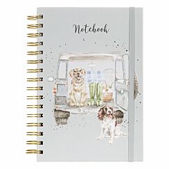Paws for a Picnic Dog Spiral Bound A5 Notebook