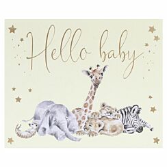 Little Savannah Hello Baby Card