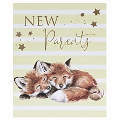 Furever Family Fox New Parents Card