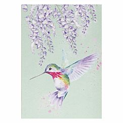 'Wisteria Wishes' Hummingbird A6 Notebook