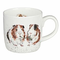 'Lettuce Be Friends' Guinea Pig Fine Bone China Mug 