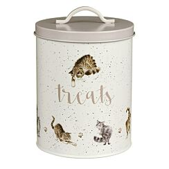 Round Cat Treat Tin