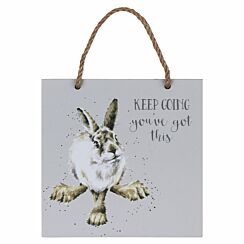 ‘You've Got This’ Hare Wooden Plaque