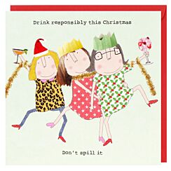 ‘Drink Responsibly’ Christmas Card