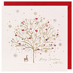 Reflections Woodland Tree Christmas Card