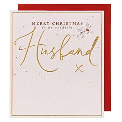 Reflections ‘Husband’ Christmas Card