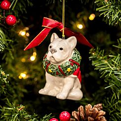 Christmas Tree 'French Bulldog' Hanging Tree Ornament