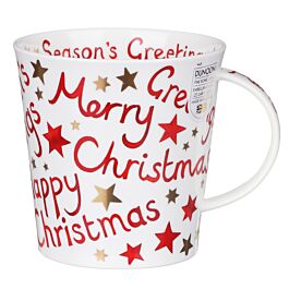 Dunoon Christmas Greetings Cairngorm Shape Mug | Great British Brands USA