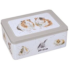 Wrendale Rectangular Guinea Pig Tin | Great British Brands USA