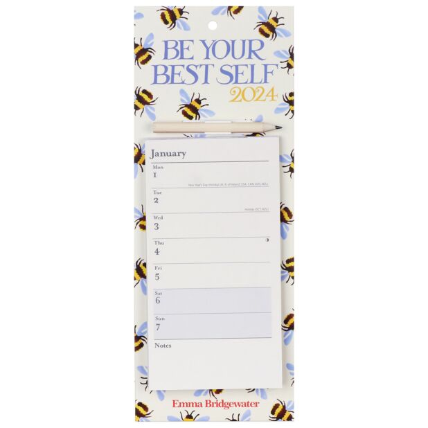 Emma Bridgewater Bee 2024 Memo Calendar Great British Brands USA