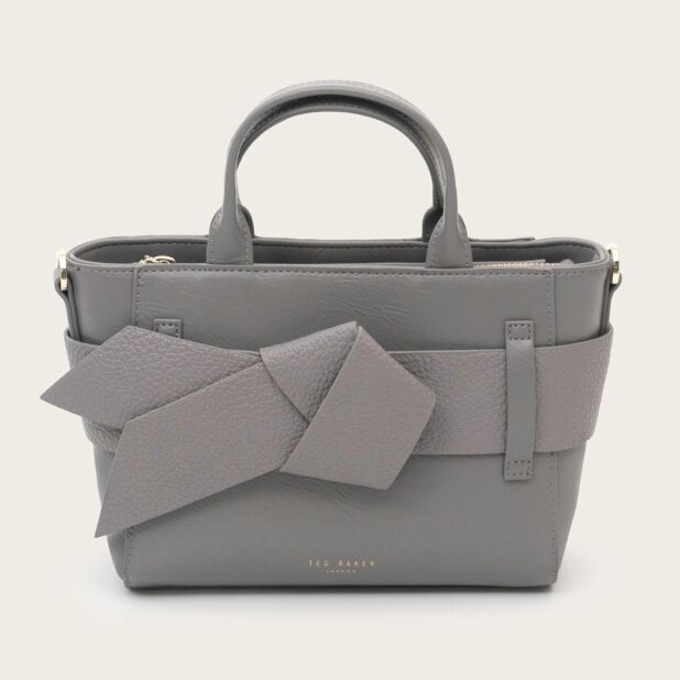 Ted Baker JIMISIE Mid Grey Mini Knot Bow Handbag Great British Brands USA