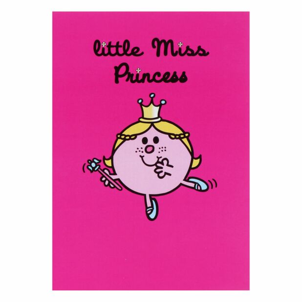 Mr Men & Little Miss Pink Little Miss Princess Greetings Card | Great ...