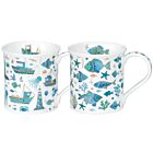 Gold Coast Bute Set Of 2 Mugs