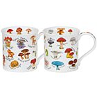 Mushrooms & Toadstools Bute Set Of 2 Mugs