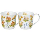 Bunnies & Lambs Cumbrae Set Of 2 Mugs