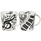 Ebony and Ivory Cairngorm Set of 2 Mugs