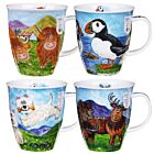 Highland Animals Nevis Set of 4 Mugs