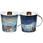 Twilight Fox and Hare Cairngorm Set of 2 Mugs