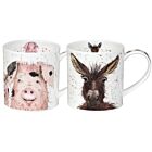 Piggles & Wonky Donkey Orkney Set Of 2 Mugs