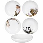 Set Of Four 8.5 Inch Pasta Bowls - Nocturnal