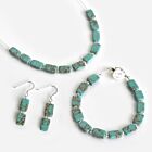 Jade Mosaic Rectangle 3 Piece Jewellery Set