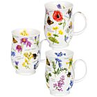 Wayside Floral Suffolk Set Of 3 Mugs