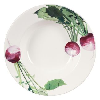 Vegetable Garden Turnip Soup Plate