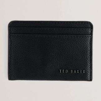 LANSE Black Recycled Leather Card Holder