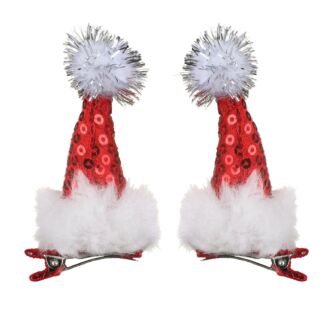 Assorted Pack of Two Christmas Hairclips