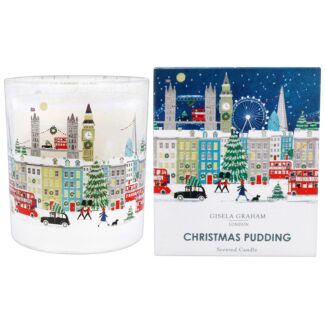 London Christmas Pudding Large Scented Jar Candle