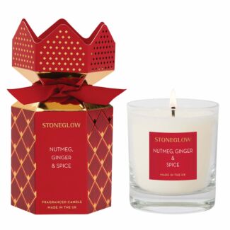 Seasonal Collection – Nutmeg, Ginger & Spice Cracker Tumbler Candle