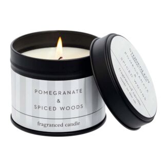 Modern Classics - Pomegranate & Spiced Woods Tin Candle