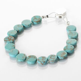 Turquoise Mosaic Coins Bracelet