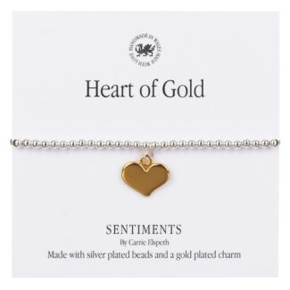 ‘Heart of Gold’ Sentiment Bracelet