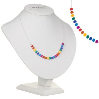 Rainbow Carnival Links Necklace