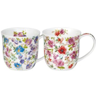 Belle Fleurs Cumbrae Set Of 2 Mugs