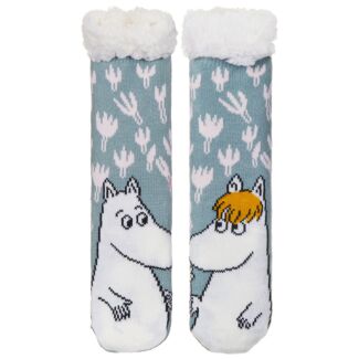 Moomin Floral Fluffy Slipper Socks 
