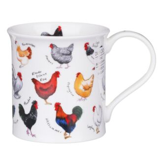Animal Breeds Chicken Bute Shape Mug