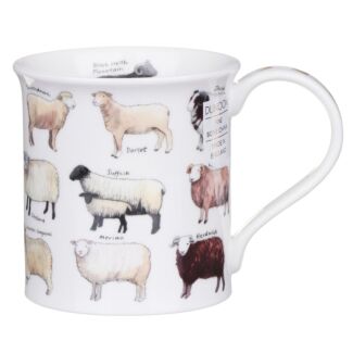 Animal Breeds Sheep Bute Shape Mug