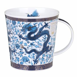 Blue Ming Dragon Cairngorm Shape Mug 