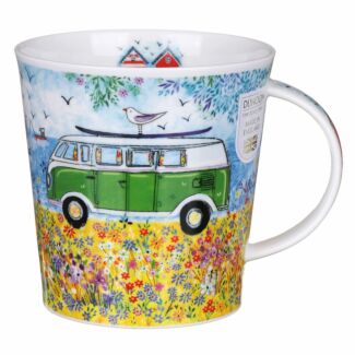 Cool Campers Green Cairngorm Shape Mug