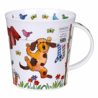 Hanging Out Dog Cairngorm Shape Mug