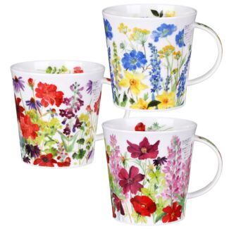 Cottage Border Cairngorm Set of 3 Mugs