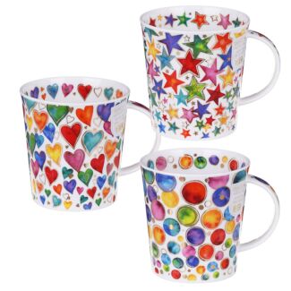 Dazzle Lomond Set of 3 Mugs