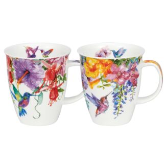 Hummingbirds Nevis Set of 2 Mugs