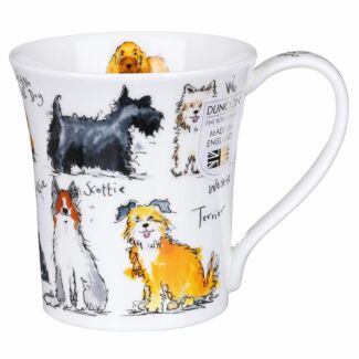 Messy Dogs Jura Shape Mug