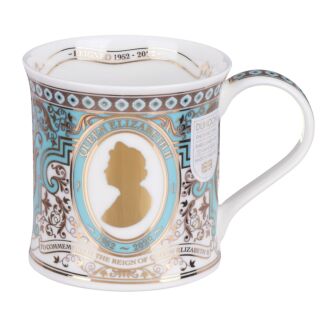 Life & Reign of Queen Elizabeth II Wessex Shape Mug