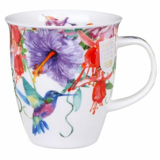 Hummingbirds Purple Nevis Shape Mug 