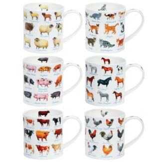 On The Farm Orkney Set of 6 Mugs